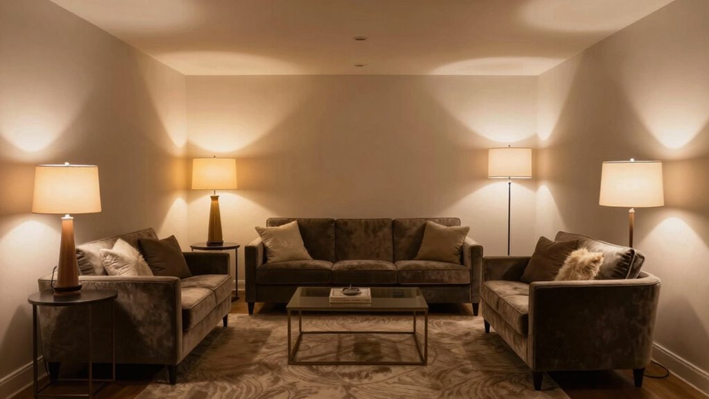 layered lighting for comfort