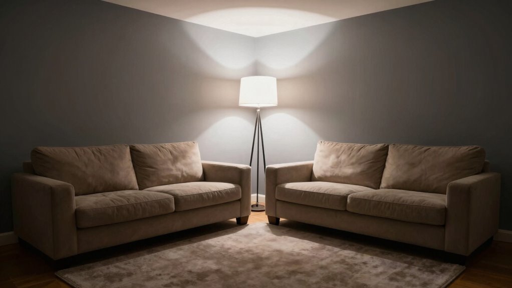 layered warm and cool lighting