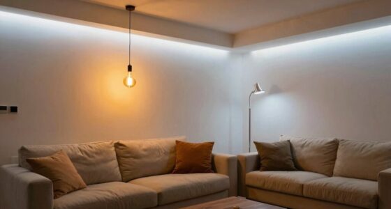 lighting temperature differences