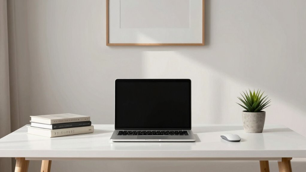 maintain a tidy professional background