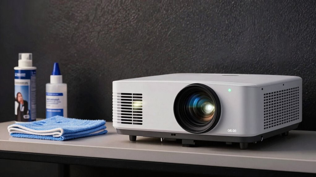 maintain projector through regular care