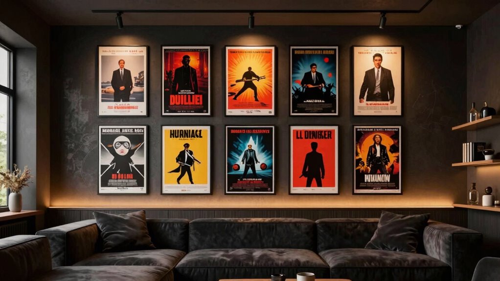 matching posters to decor