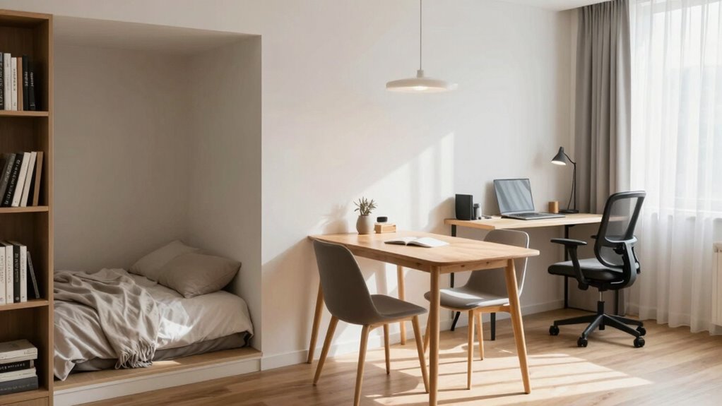 maximize small studio space