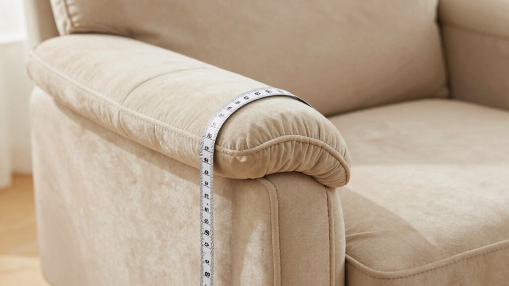 measure chair armrest height accurately