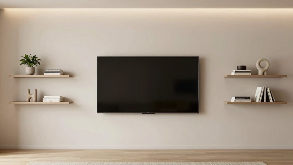 minimalist tv wall accessories