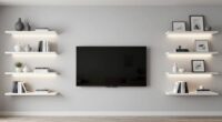 minimalist tv wall design