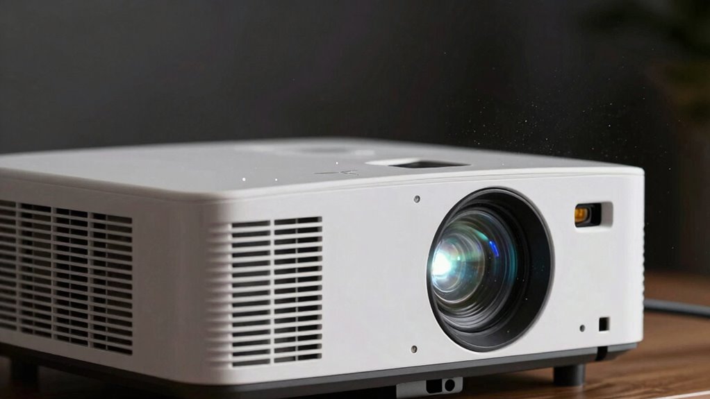 minimize projector noise distractions
