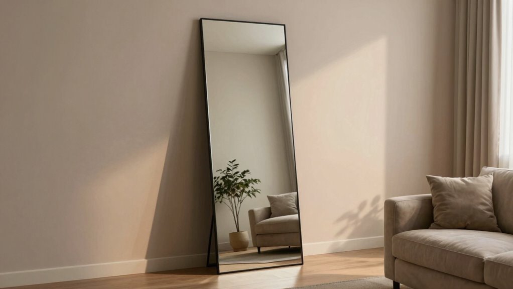 mirror as focal point