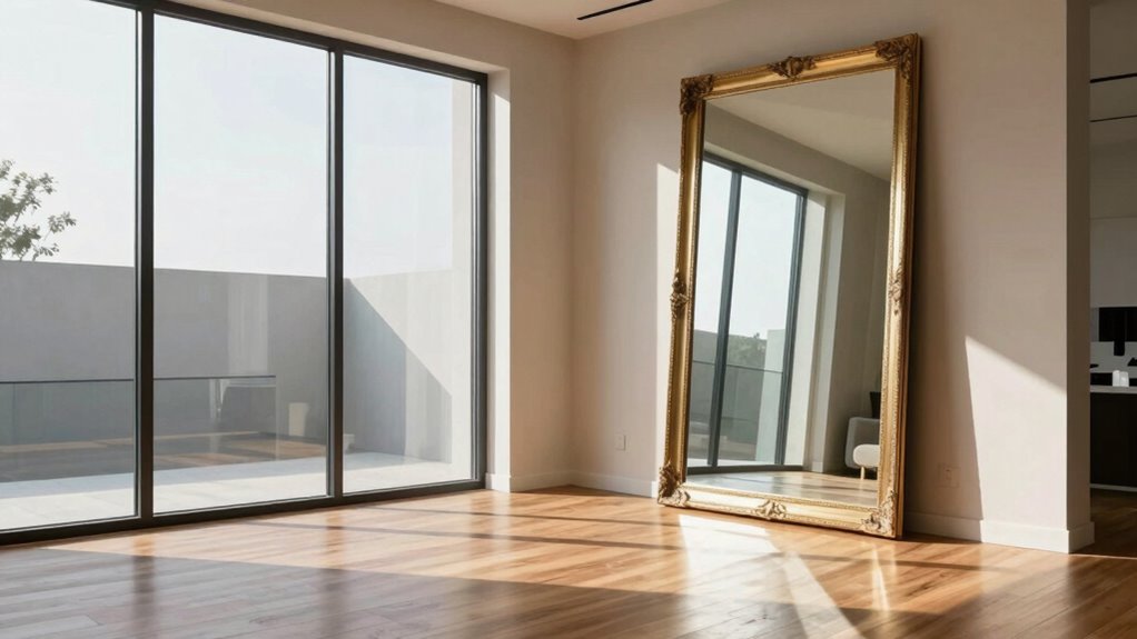 mirror placement boosts natural light