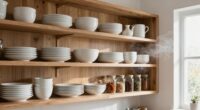 open shelving dust management