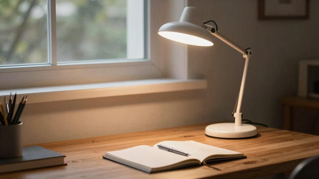 optimal desk lighting placement