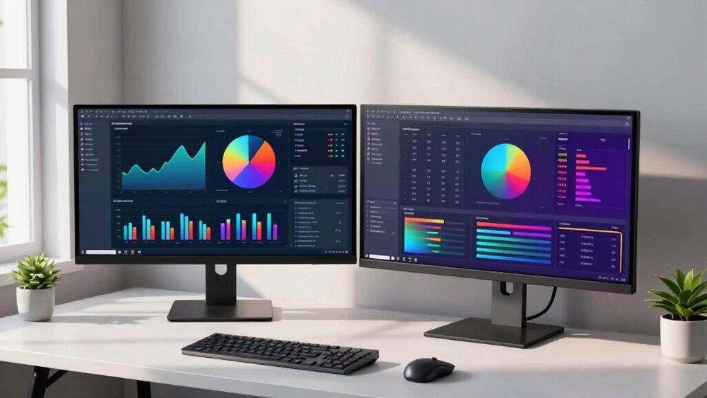 optimal dual monitor ergonomic setup