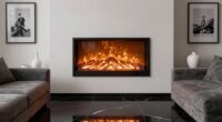 optimal electric fireplace placement