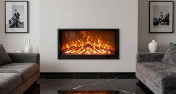 optimal electric fireplace placement