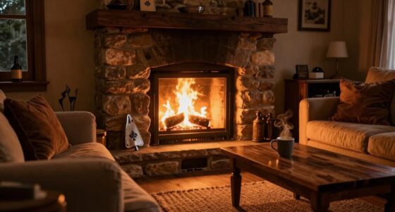 optimal fireplace heat efficiency