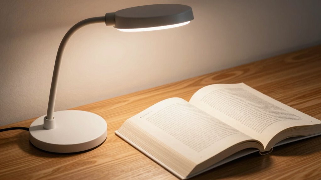 optimal lamp height for reading