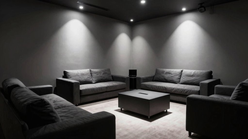 optimal lighting enhances viewing comfort