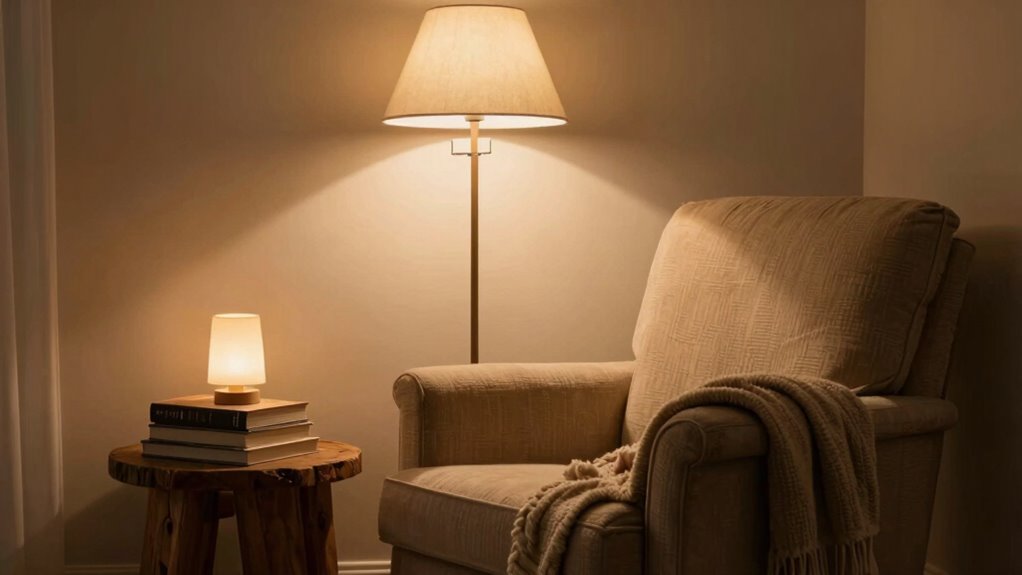 optimal lighting for reading