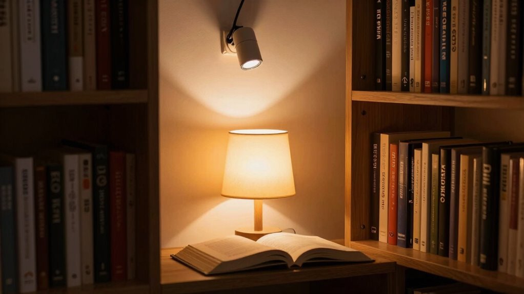 optimal lighting for reading