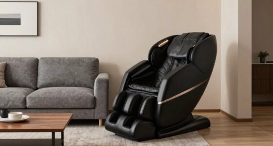 optimal massage chair placement