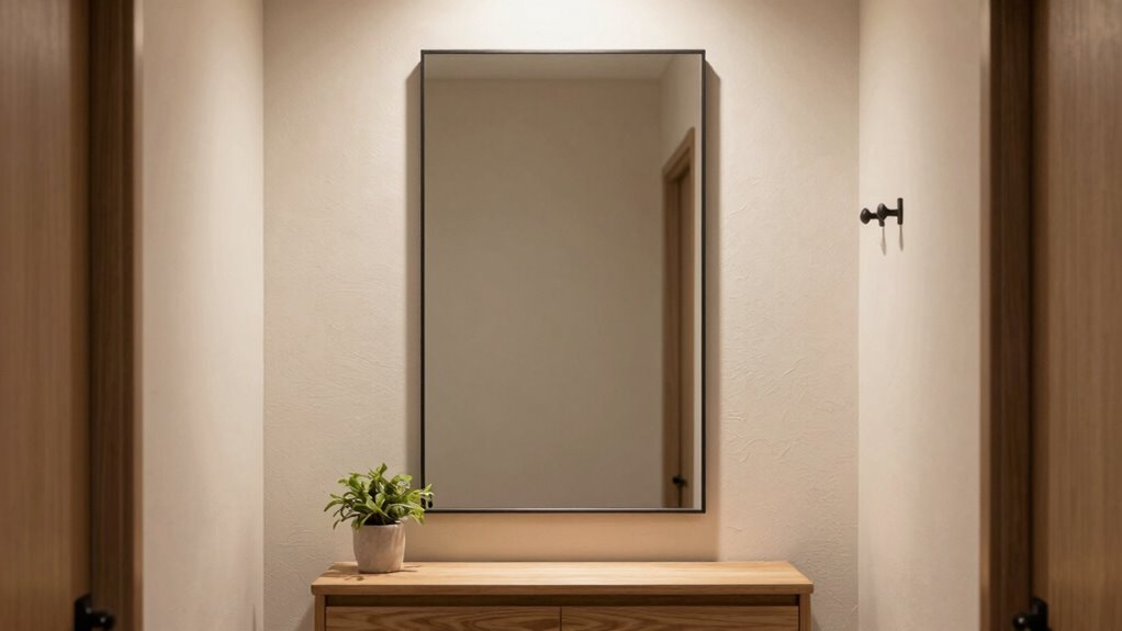 optimal mirror size and placement