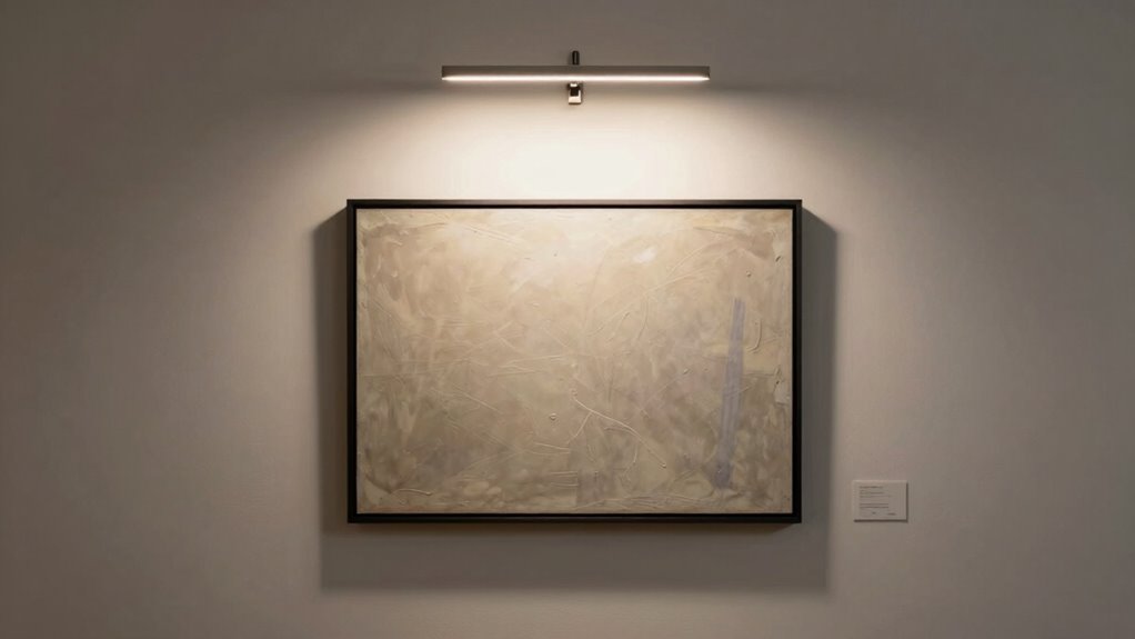 optimal picture light height