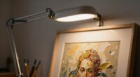 optimal picture light positioning