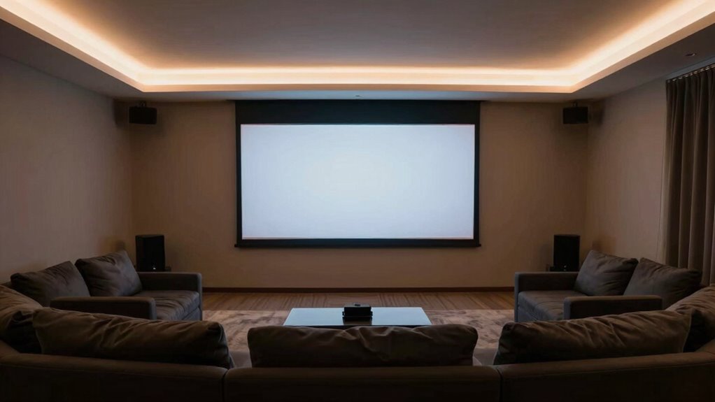 optimal small room lighting