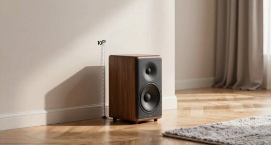 optimal speaker wall distance