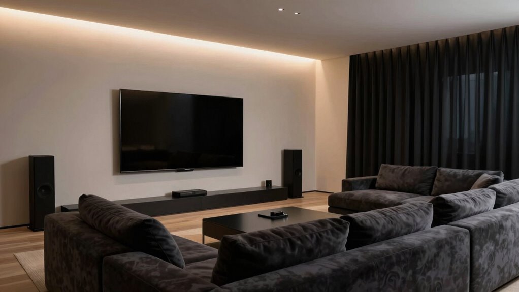 optimal viewing and sound setup