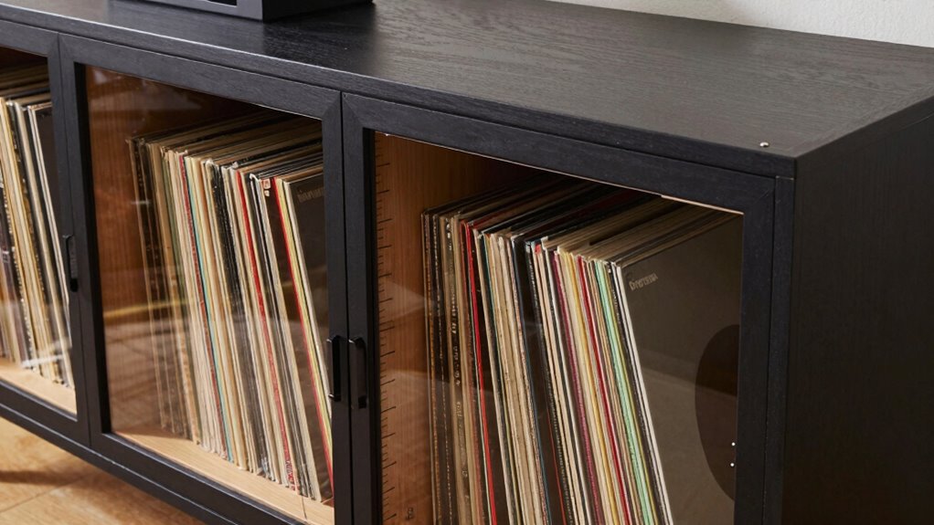optimal vinyl storage depth