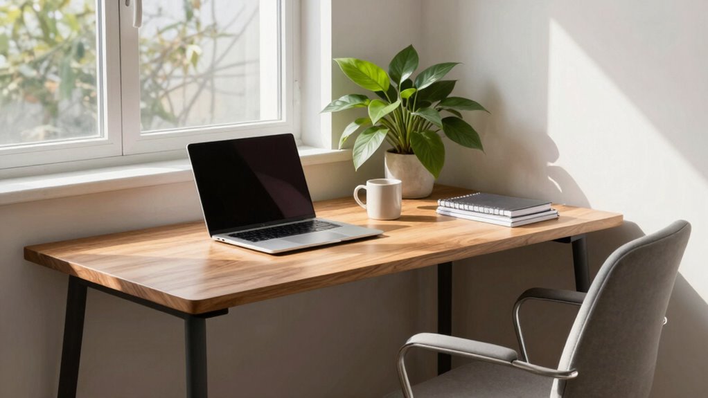 optimize corner workspace layout