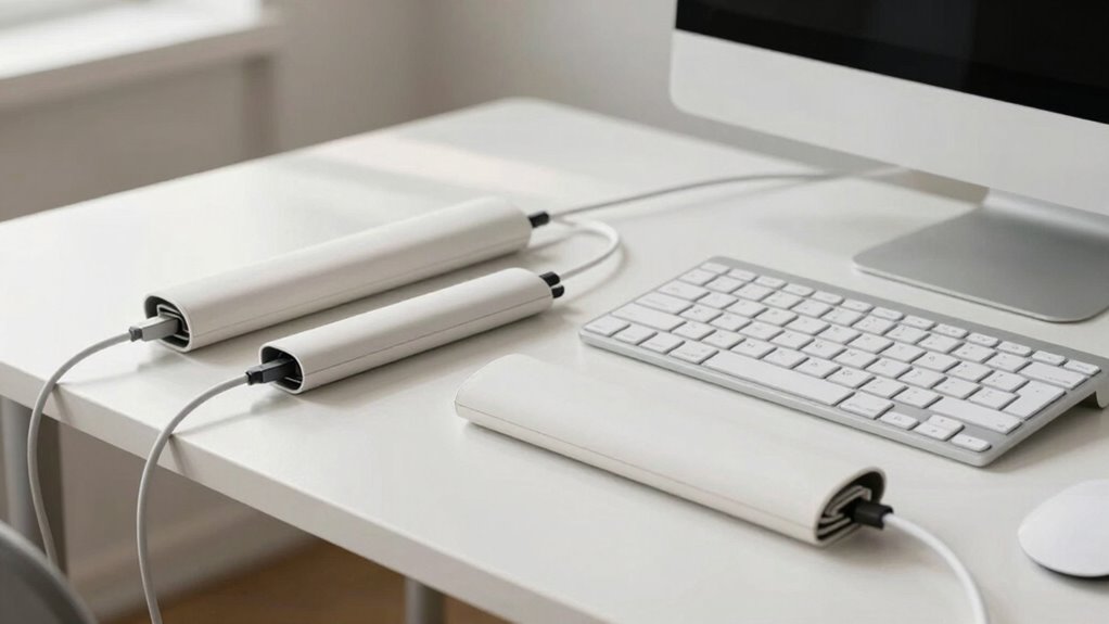 organized cables boost productivity