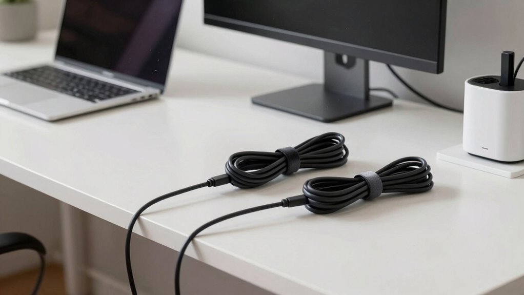 organized cables improve productivity