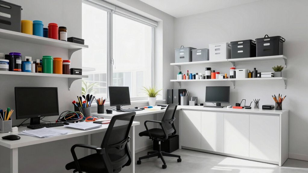 organized efficient workspace design