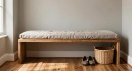organized entrance seating storage