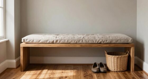 organized entrance seating storage