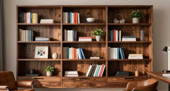 organized home office storage