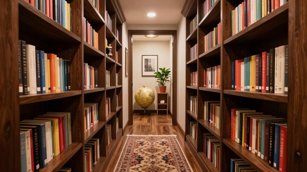 organized inviting home library