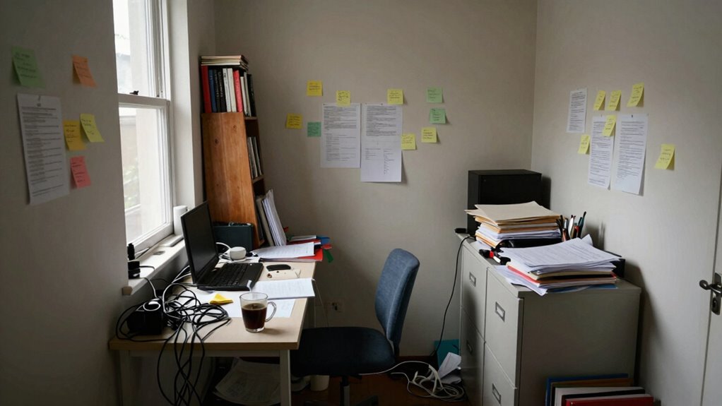 organized workspace reduces chaos