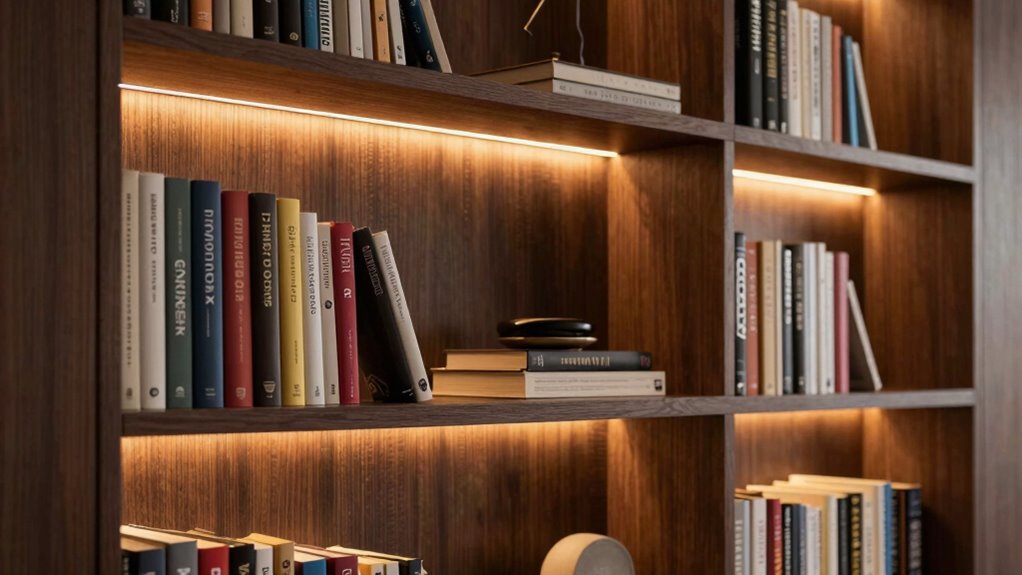 perfect bookcase lighting choices