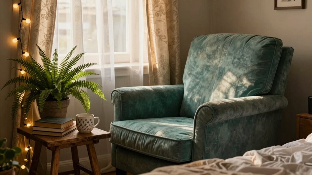 personalized cozy reading space