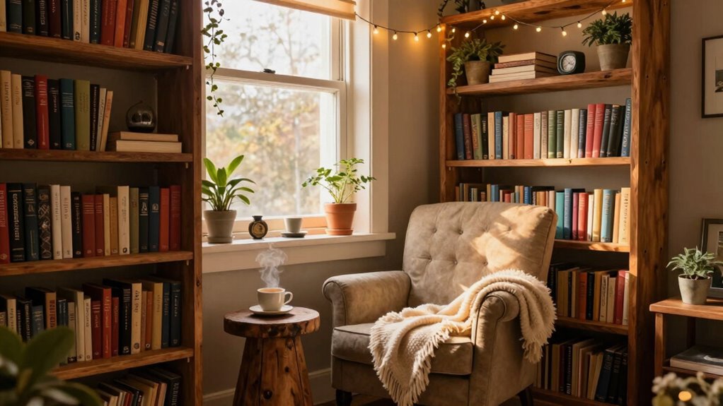 personalized cozy reading space