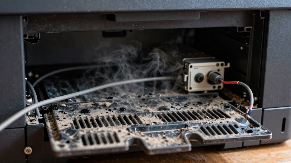 proper airflow prevents printer damage