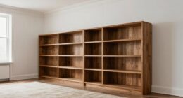 proper bookcase and ceiling clearance