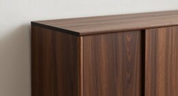 proper depth enhances cabinet appearance