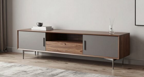 proper media console dimensions