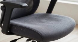 proper office seat depth