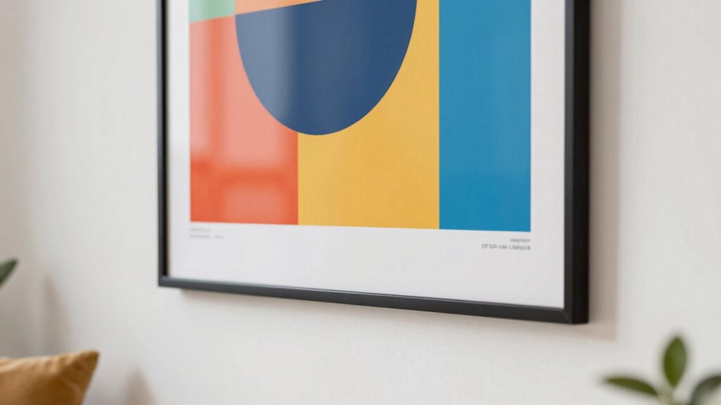proper poster placement and framing