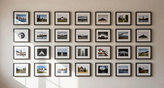 proper spacing enhances gallery displays